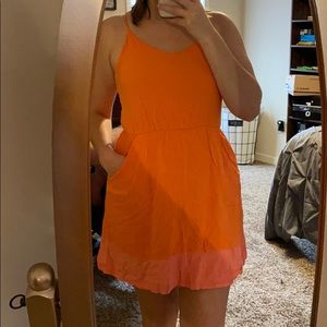 Orange & Pink Dress